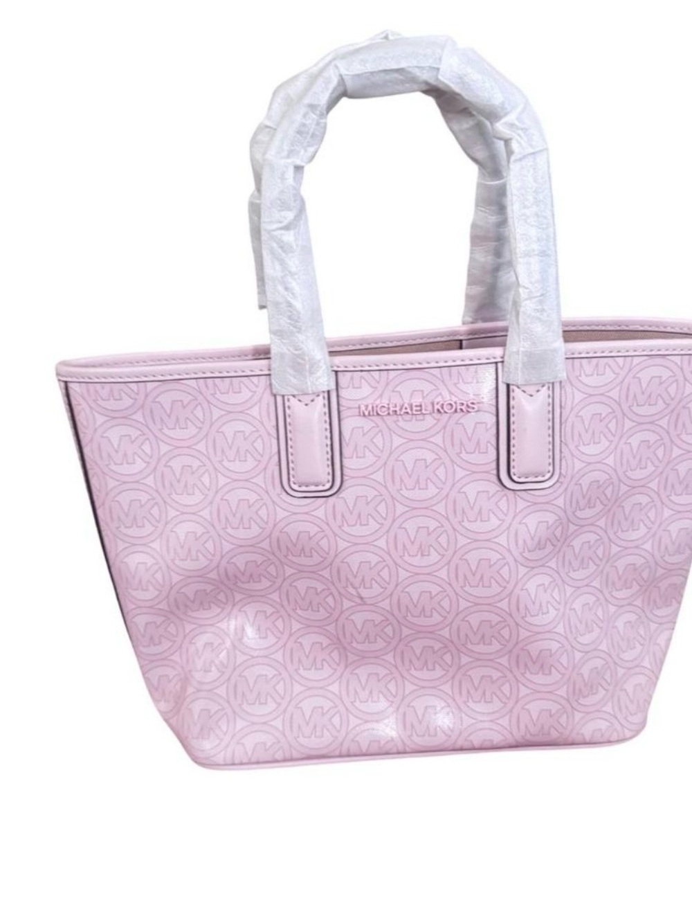 Michael Kors Pink Logo Tote Bag The Jodie - Picture 2 of 7